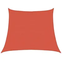 VidaXL Sonnensegel 160 g/m2 Trapezform Terrakottarot 3/4x3 m HDPE