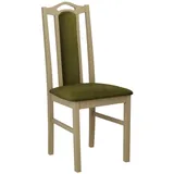 MIRJAN24 Stuhl Bos IX (1 Stück), aus Buchenholz, 43x40x97 cm grün