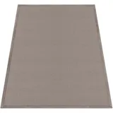 Paco Home Teppich »Tatami 475«, rechteckig, 24 mm Höhe, Kurzflor, Uni-Farben, mit Memory Foam, waschbar beige