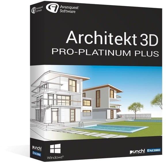 Architekt 3D 20 Pro-Platinum Plus Windows