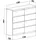 roe furniture Kommode 120 x 97 x 120 cm Braun