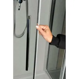 Polysan Easy Viertelkreis-Duschabtrennung links 80 x 190 cm EL2815