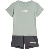 adidas Essentials Baby-T-Shirt - Shorts Set I Lin T-Set 160 KB9670 - wonder sage/white/white 92