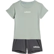 adidas Essentials Baby-T-Shirt - Shorts Set I Lin T-Set 160 KB9670 - wonder sage/white/white 92