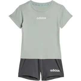 adidas Essentials Baby-T-Shirt - Shorts Set I Lin T-Set 160 KB9670 - wonder sage/white/white 92
