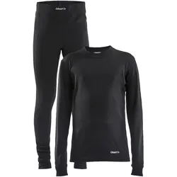 CRAFT Core Dry Baselayer Unterwäsche-Set Kinder 999000 - black 134/140