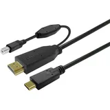 Vivolink Touch Screen Cable 5m Black (5 m, USB 3.2 Gen 1), USB Kabel