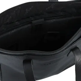 Plevier Rock Shopper Leder Schwarz