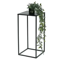 DanDiBo Ambiente DanDiBo Blumenhocker Metall Schwarz Eckig 60-50 cm