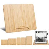 Vevor Gleitbrett, 26,7x33 cm, Brett mit Gummirädern und hohlem Griff, leicht zu reinigen, Slider-Brett, Geräte-Rollbrett, leicht bewegliche Unterlage für Kaffeemaschine, Küchenmaschine