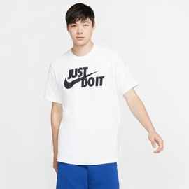 Nike Sportswear JUST DO IT T-Shirt Herren 100 white/black L