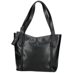 Shopper NERO GIARDINI "Nero Giardini Taschen Leder", Damen, Gr. one size, schwarz, Leder, Taschen