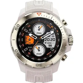 Mibro GS Explorer BT 40 mm Kunststoffgehäuse Weiß Sportarmband Weiß S