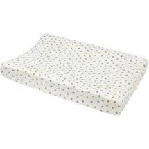 Meyco Baby Wickelauflagenbezug Jersey - 50x70cm - Spannbetttuch Wickelunterlage - 100% Baumwolle - Oeko Tex zertifiziert - weich & hautfreundlich - waschmaschinenfest - Mini Panther - Zartrosa