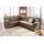 DOMO collection Ecksofa DOMO COLLECTION "Papenburg B/T/H: 242/190/84 cm L-Form", braun, B:242cm H:84cm T:190cm, Struktur ( 90% Polyester, 10% Polyacryl);Microfaser PRIMABELLE (100% Polyester);Kunstleder SOFTLUX;Luxus-Microfaser (100% Polyester), Sofas, Ecksofa, wahlweise