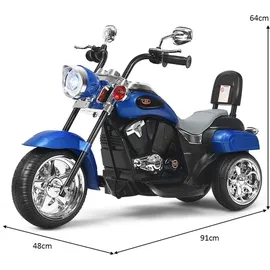 Costway Elektromotorrad 6V blau