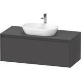 Duravit Ketho.2 Waschtischunterbau, 1200x459x550mm, K248870, Farbe: Graphit Matt Dekor