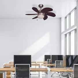 Bestron DC30BC 75 cm Deckenventilator eiche/braun