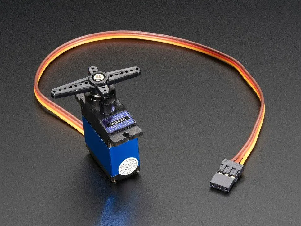 Adafruit Micro Servo - Leistungsstarkes, drehmomentstarkes Metallgetriebe