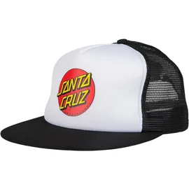 Santa Cruz Classic Dot Mesh Cap weiß/schwarz Einheitsgröße