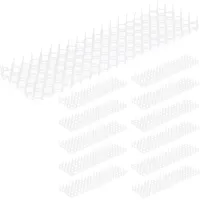 Relaxdays Dornengitter, 12er Set, Marder- & Katzenabwehr, Schutz für