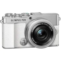 OM System E-P7 weiß + M.Zuiko 14-42 mm  EZ silber