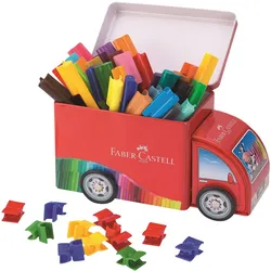 FABER-CASTELL CONNECTOR Pen Truck - Filzstift - verschiedene Farben (Packung mit