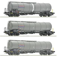 Roco 3-tlg. Set: Kesselwagen Nacco 6600197 H0