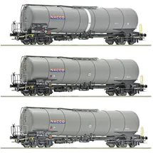 Roco 3-tlg. Set: Kesselwagen Nacco 6600197 H0