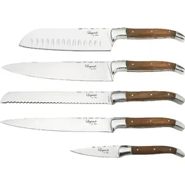 HAWS Laguiole Messerset 5-tlg. Braun
