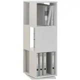 FMD Möbel, 291-001E Tower drehbares Regal, melaminharz beschichtete spanplatte, weiß, maße 34.0 x 108.0 x 34.0 cm (BHT)