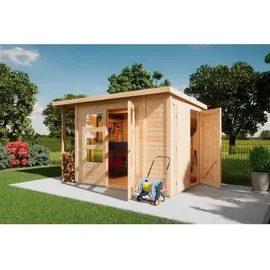 Karibu Gartenhaus 3,03 x 1,87 m Natur