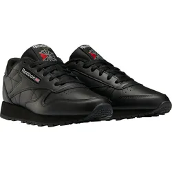 Sneaker REEBOK CLASSIC "Classic Leather", Damen, Gr. 36, schwarz, Leder, Schuhe Sneaker