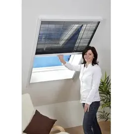 culex Fliegengitter Plissee 160 x 180 cm Weiß