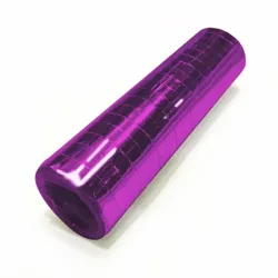 Glitzer Luftschlangen lila metallic