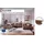 Cotta Wohnlandschaft COTTA "Orion U-Form, B: 409 cm", grau (anthrazit), B:409cm H:73cm T:225cm, 100% Polyester, Sofas, Wohnlandschaft, mit Kopfteilverstellung & 6 Nierenkissen
