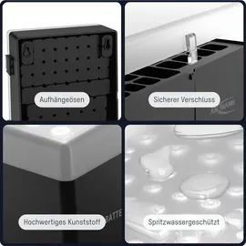 Ansmann Batteriebox inkl. Tester für 56 Batterien AAA AA 9V