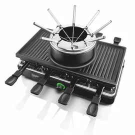 Haeger GR-FRG.016A Fondue Set, Schwarz, Silber