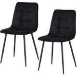 Hti-Living Stuhl Mesa Velvet 2er-Set