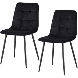 Hti-Living Stuhl Mesa Velvet 2er-Set
