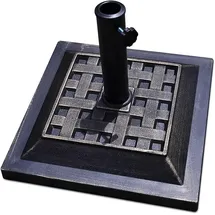Costway Schirmständer Ø 38/48 mm Stahl Schwarz