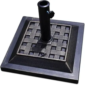 Costway Schirmständer Ø 38/48 mm Stahl Schwarz