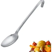 Westmark Gemüselöffel Pro – Edelstahl Kochlöffel mit breitem Löffelkopf – Universaler Servierlöffel für Gemüse, Kartoffeln & Co – Silber, 38 cm