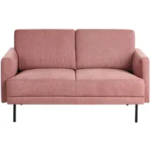 Beliani Sofa 2-Sitzer Breda Stoff Rosa