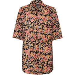 Viskose-Mix-Bluse, Druck rosa, 36