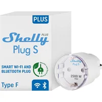 Shelly Plus Plug S - Intelligente Steckdose Funktioniert mit Alexa & Google Home