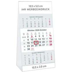 3-Monats-Tischaufstellkalender - 2026