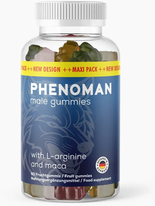 PHENOMAN Male Gummies im Maxi-Pack (60 Stück)