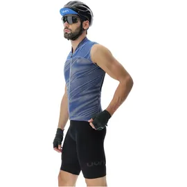Uyn Biking Wave ärmelloses Fahrrad-Trikot Herren Vibrant Blue S