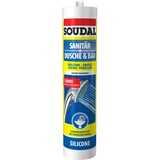 SOUDAL Dusche & Bad Silikon Weiß 300 ml